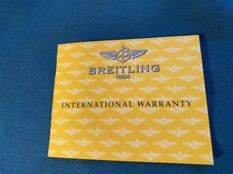 breitling garantie|breitling warranty renewal.